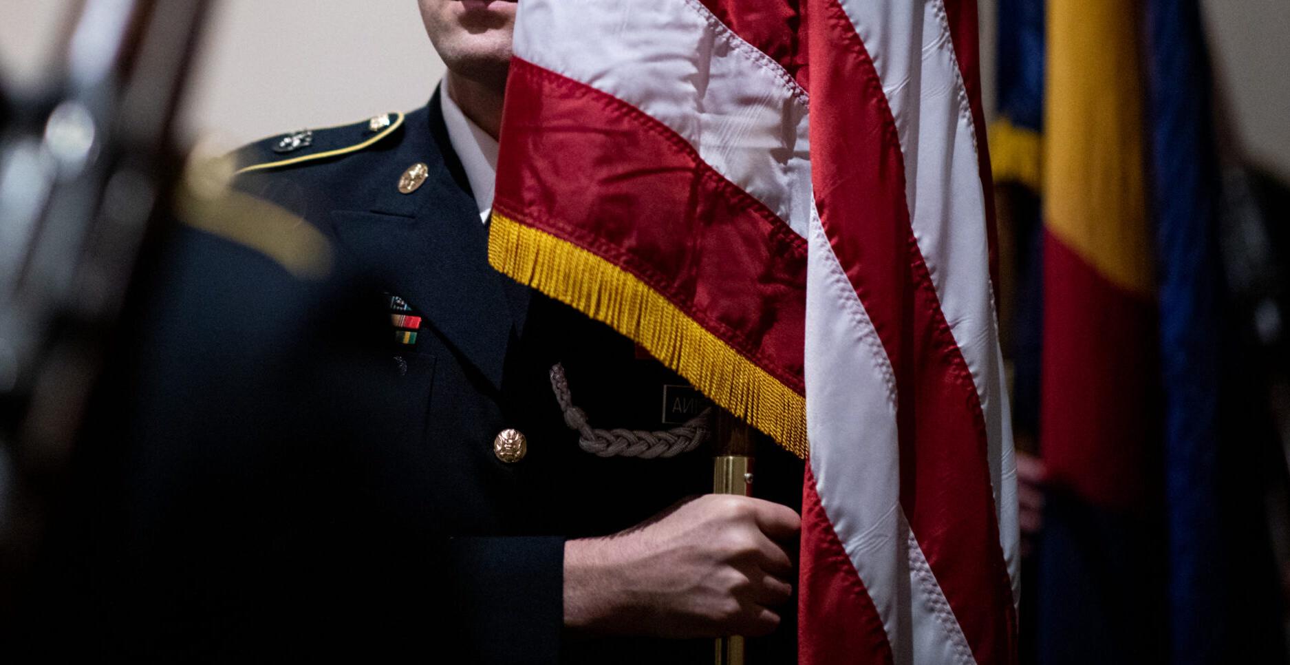Military Veteran at Graduation